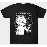 T-shirt Thème Evil Morty - Rick And Morty - Noir pour Hommes