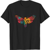 T-shirt noir pour hommes Moth — T-shirts pour hommes