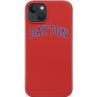 Dayton Athletic Text University Of Dayton Phone Case
