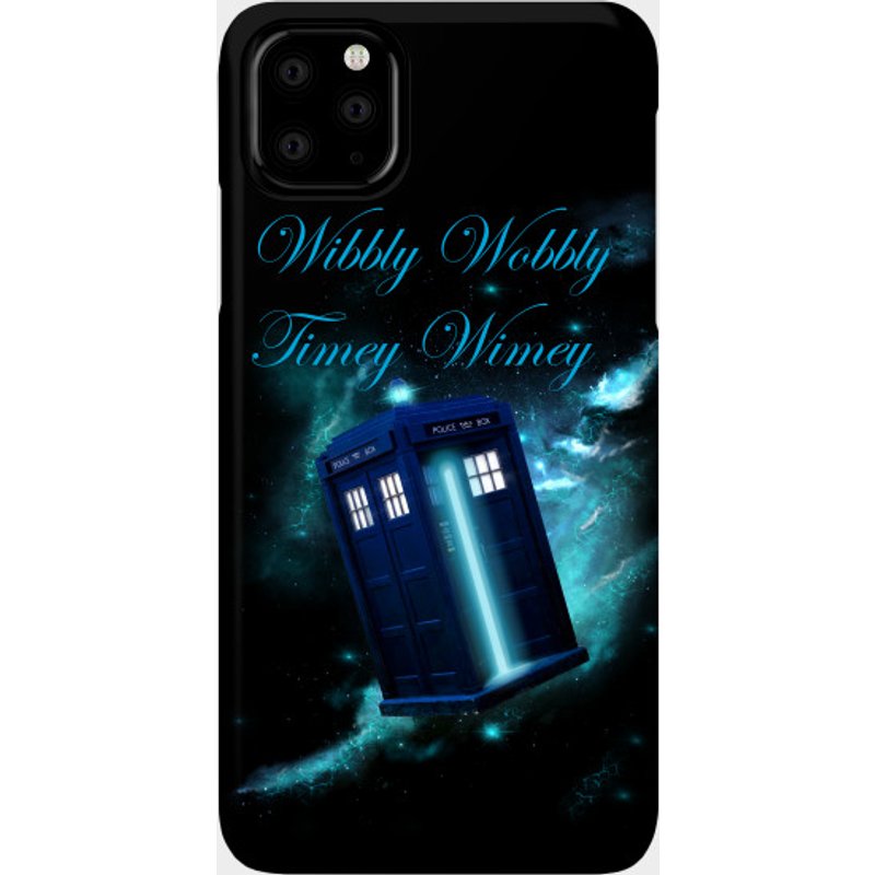 Wibbly Wobbly Timey Wimey Doctor Who Phone Case — Phone Case