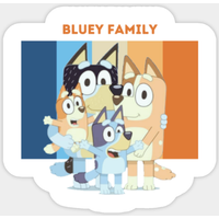 Blueydad Family - Blueydad Sticker