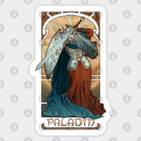 La Paladin - D And D Sticker
