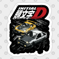 86 Takumi vs Keisuke FD Initial D Sticker — Stickers & Decals