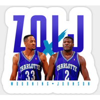 Alonzo Mourning x Larry Johnson Charlotte Sticker