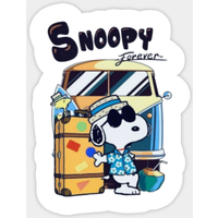 Autocollant Snoopy Forever - Snoopy — Autocollants et stickers