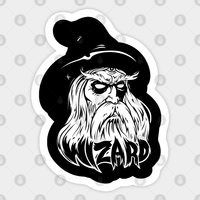Wizard Sticker - Kiss-Cut Vinyl Decal for Custom Designs