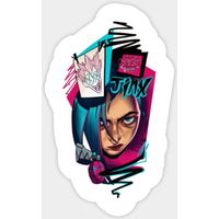 Jinx - Sticker with Kiss-Cut Design