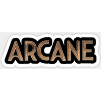 Arcane - Autocollant Arcane - Design personnalisé à découpe