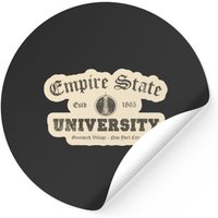 Empire State University Distressed Sticker — Stickers & Decals