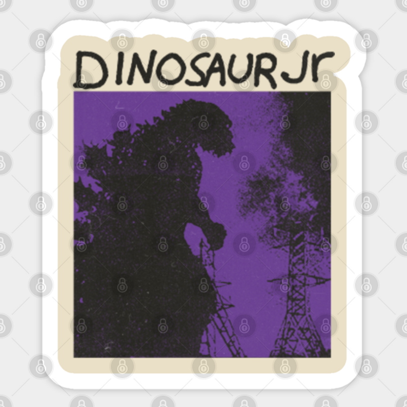 Autocollant Dinosaur Jr - Décalque en vinyle découpé — Autocollants et stickers