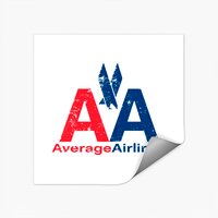 Autocollants American Airlines d'Average Airlines
