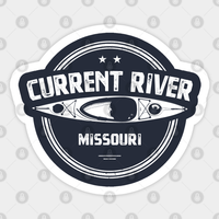 Autocollant Kayakage Current River Missouri