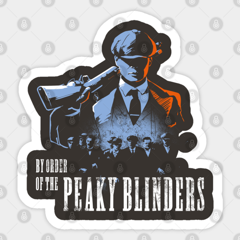 Autorisée par les Peaky Blinders - Autocollant Peaky Blinders — Autocollants et stickers