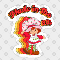 Autocollant Strawberry Shortcake des années 80 — Autocollants et stickers