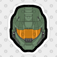 Infinite Chief Helmet Halo Sticker — Stickers & Decals