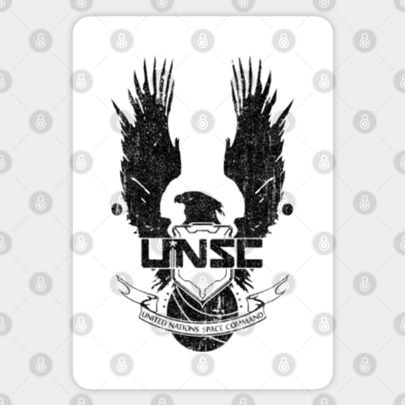UNSC - United Nations Space Command (Variant) - Halo Sticker — Stickers & Decals