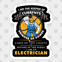 Electrician Gift Sticker - Electrical Engineer Lineman Design — Stickers & Decals