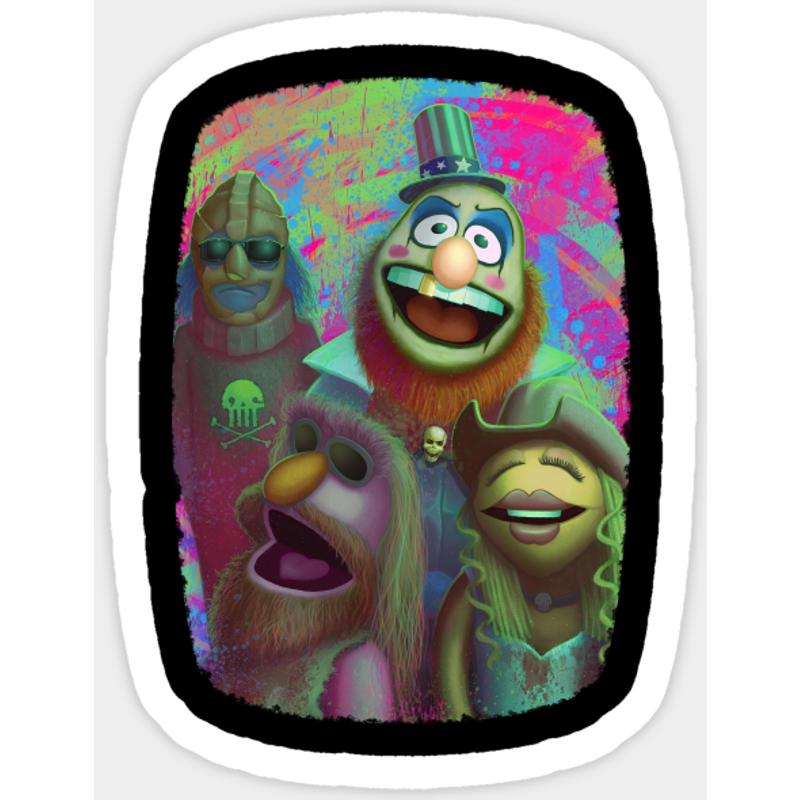 Muppet Maniacs - Électric Mayhem Autocollant de la Famille Firefly
