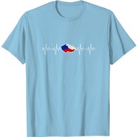 T-Shirt pour hommes République tchèque en noir