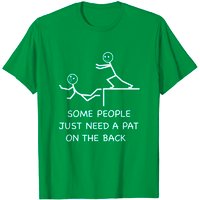 T-shirt Some People Tape On The Back pour hommes - Noir — T-shirts pour hommes