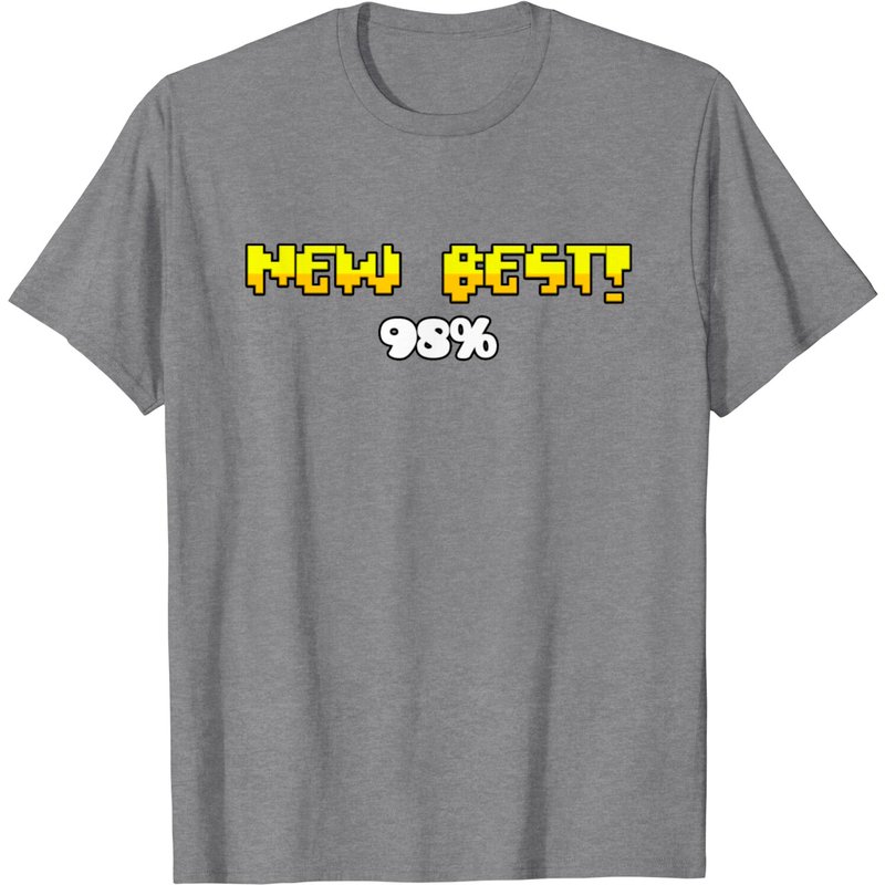 T-Shirt Geometry Dash Rage 98% pour hommes — T-shirts pour hommes