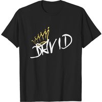 David T Shirt for Men - Black — Mens T Shirts