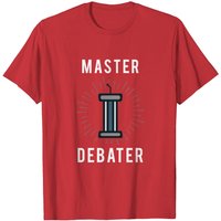 T-Shirt de Débat Master Debater pour Hommes — T-shirts pour hommes