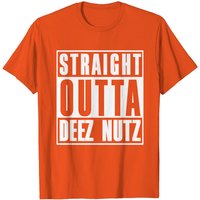 Vine - T-Shirt Straight Outta Deez Nutz pour hommes — T-shirts pour hommes