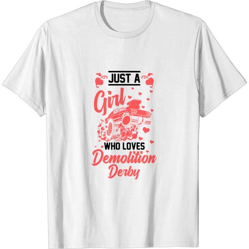 Juste une fille qui aime les courses de démolition T-shirt pour hommes — T-shirts pour hommes