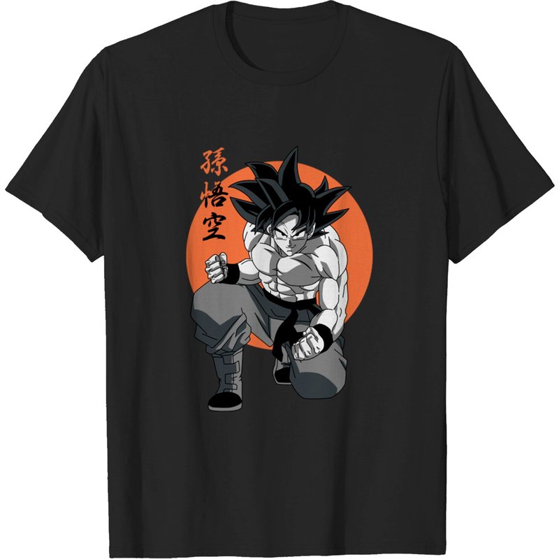 T-shirt Son Goku pour hommes - Noir — T-shirts pour hommes
