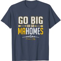 T-shirt pour hommes Go Big ou Go Mahomes pour les fans de football — T-shirts pour hommes