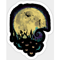 Nightmare Moon - Nightmare Before Christmas Sticker