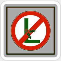 Funny Noel No-l Christmas Sticker