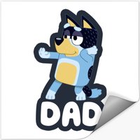 Blueydad - Square Sticker with Glossy Finish