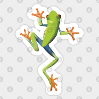 Greenery Tree-frog Sticker