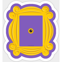 Peephole Frame - Friends Sticker
