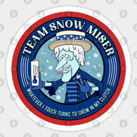 Team Snow Miser Sticker — Stickers & Decals