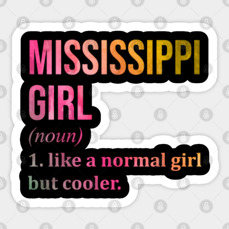 Autocollant Mississippi State — Autocollants et stickers
