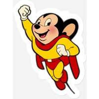 Mighty Mouse - Clean - Robzilla - Autocollant — Autocollants et stickers