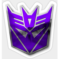 Autocollant Decepticon Metal Robzilla
