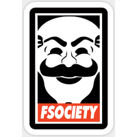 Autocollant Logo Fsociety