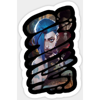 Autocollant Arcane Jinx — Autocollants et stickers