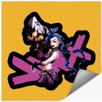 Autocollant Jinx Arcane — Autocollants et stickers