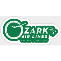 Autocollant Ozark Airlines - The Sky's The Limit