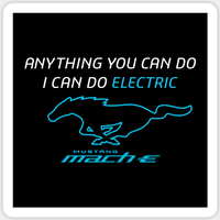 Autocollant Electric Mustang Mach-E