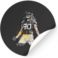 Autocollants Art Sketch de TJ Watt — Autocollants et stickers