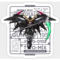 Autocollant Deathscythe Hell Custom - Gundam