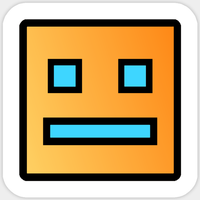 Autocollant Geometry Dash — Autocollants et stickers