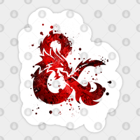 Dungeons And Dragons Sticker - Kiss-Cut Vinyl Decal — Stickers & Decals