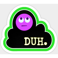 Duh - Billie Eilish Sticker — Stickers & Decals